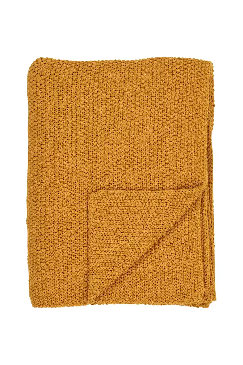 copriletto in cotone Santos 130 x 170 cm Giallo