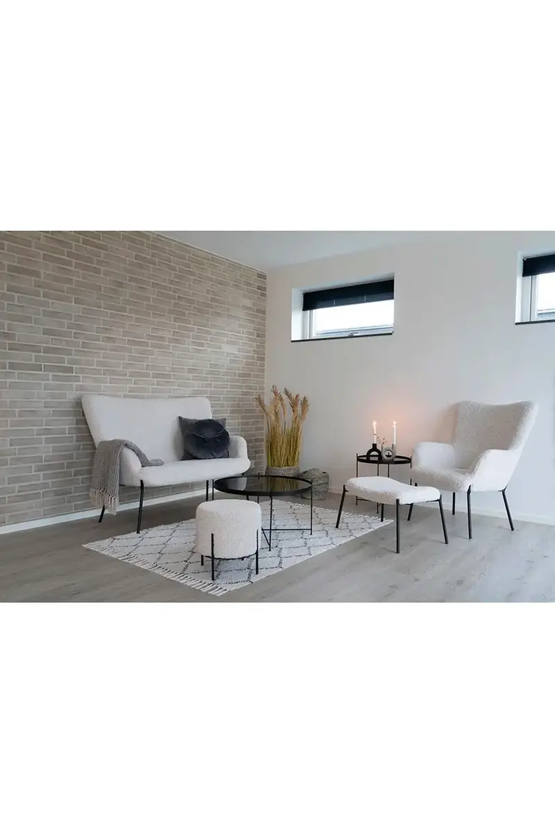 poggiapiedi Glasgow Footrest colore bianco miniatura 5