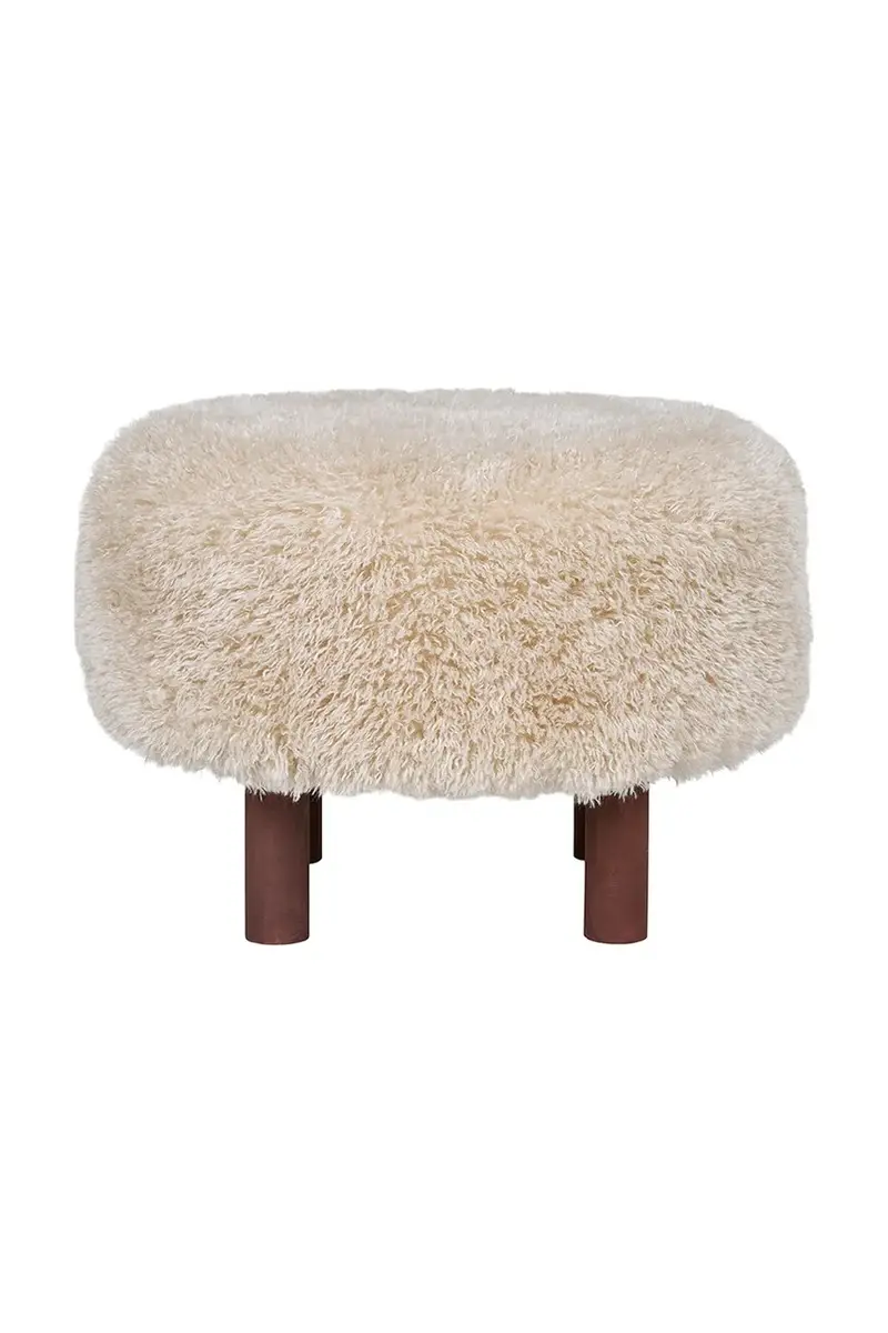 pouf Inverness colore marrone miniatura 2