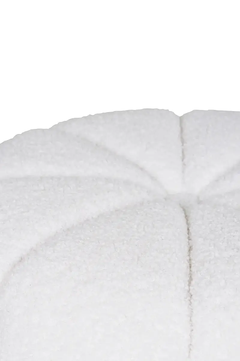 pouf Paisley colore bianco miniatura 2