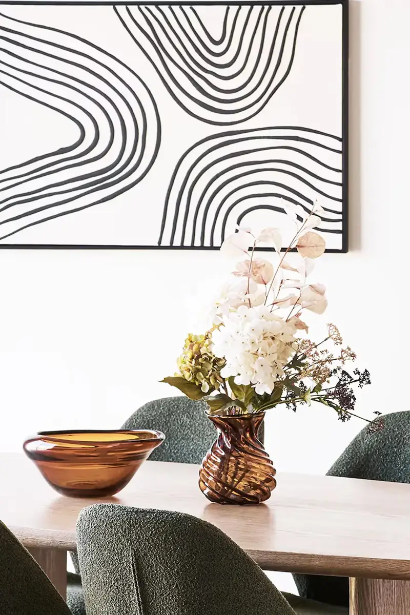 vasio decorativo 29 x 26 x 11 cm Marrone miniatura 3