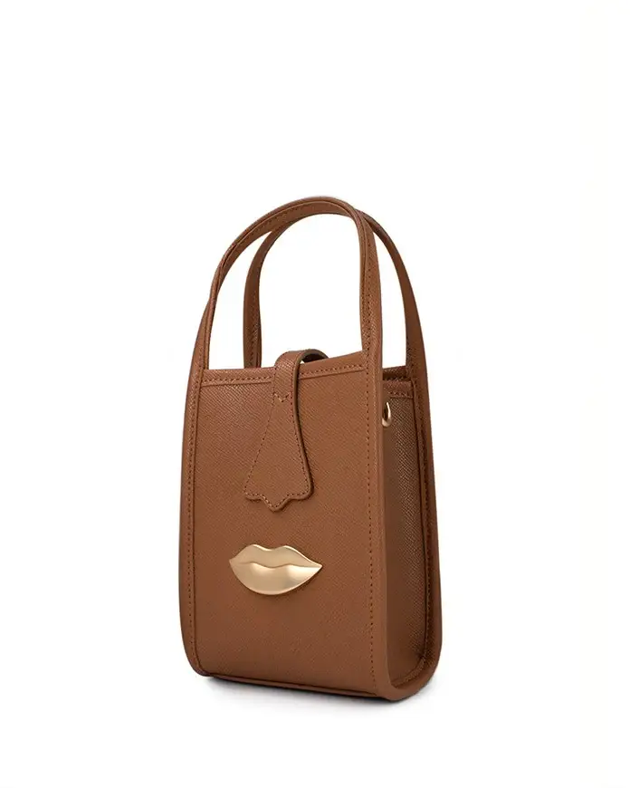 Borsa Venus Mini Tote Cuoio miniatura 3