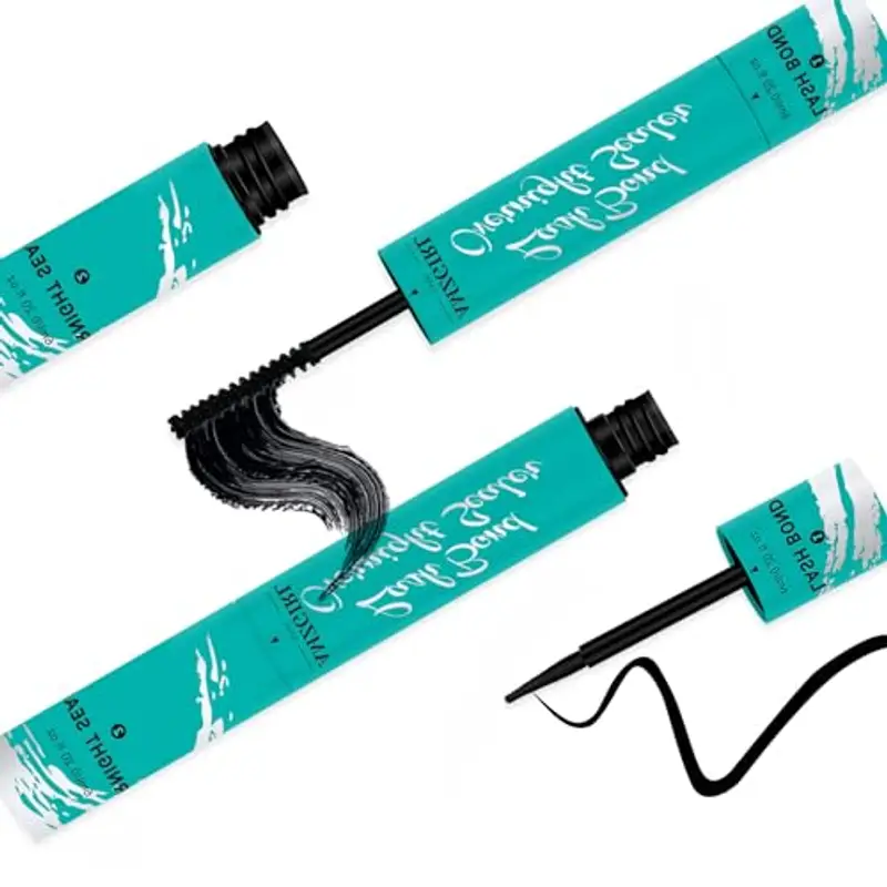 House of Lash Bond e Seal Clusters Glue Mascara Wall 12ml Lunga Durata 72 Ore Nero 2 in 1 DIY