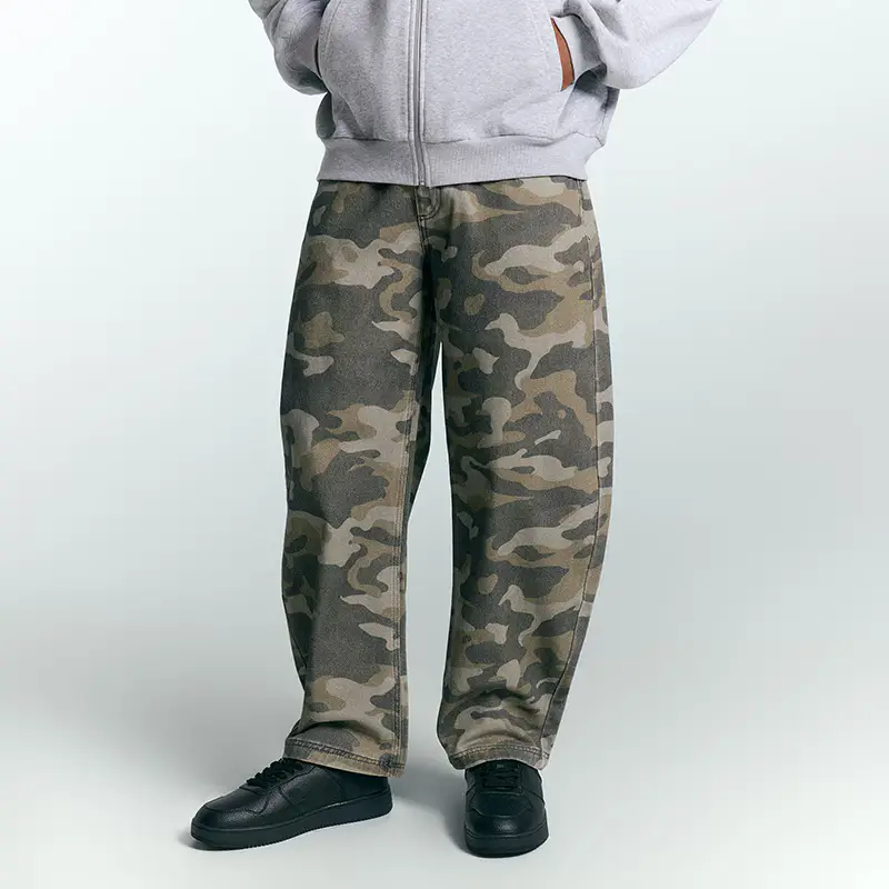 Pantaloni barrel fit