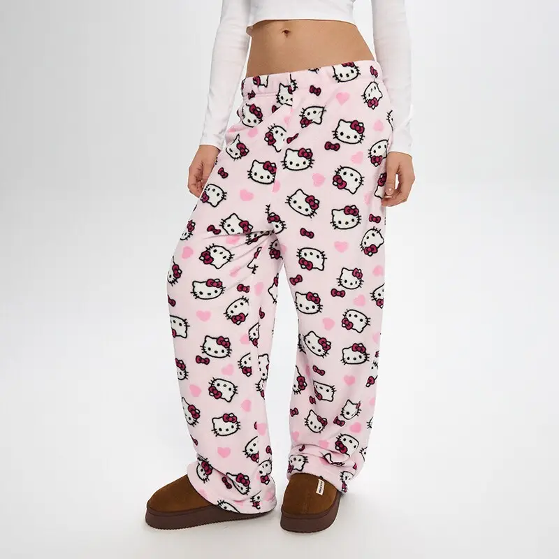 Pantaloni Larghi Hello Kitty