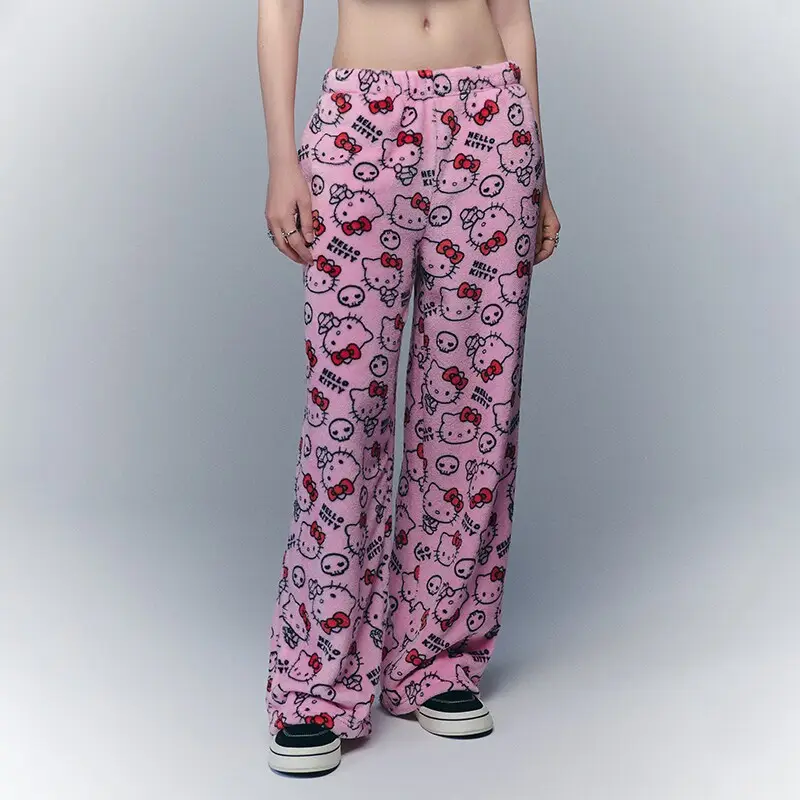 Pantaloni straight fit Hello Kitty