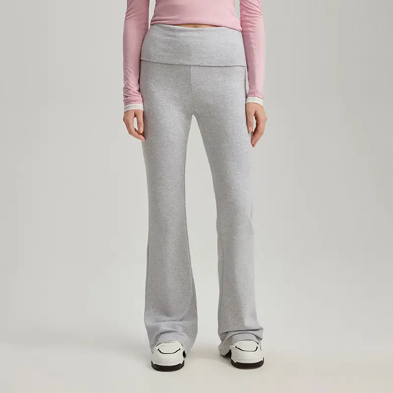 Pantaloni svasati in maglia Retrò