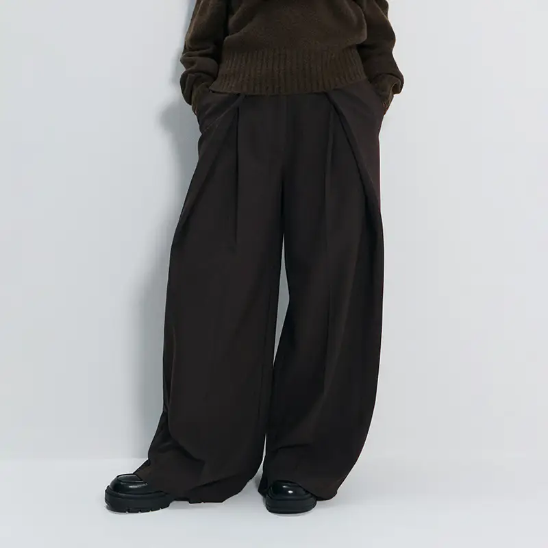 Pantaloni wide leg