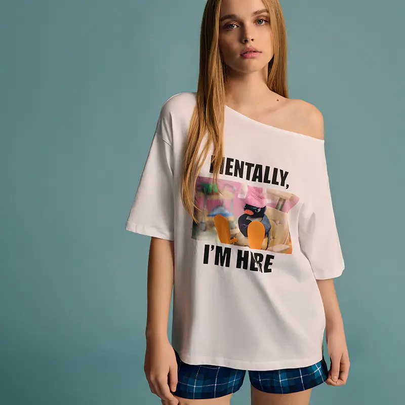 Pigiama con stampa Pingu