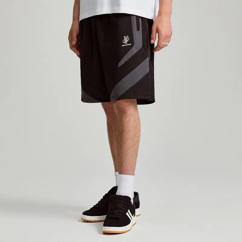 Shorts in felpa con stampa