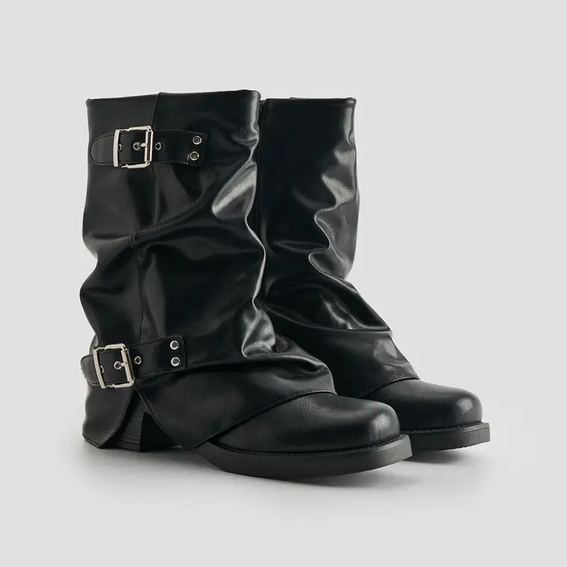 Stivaletti in finta pelle