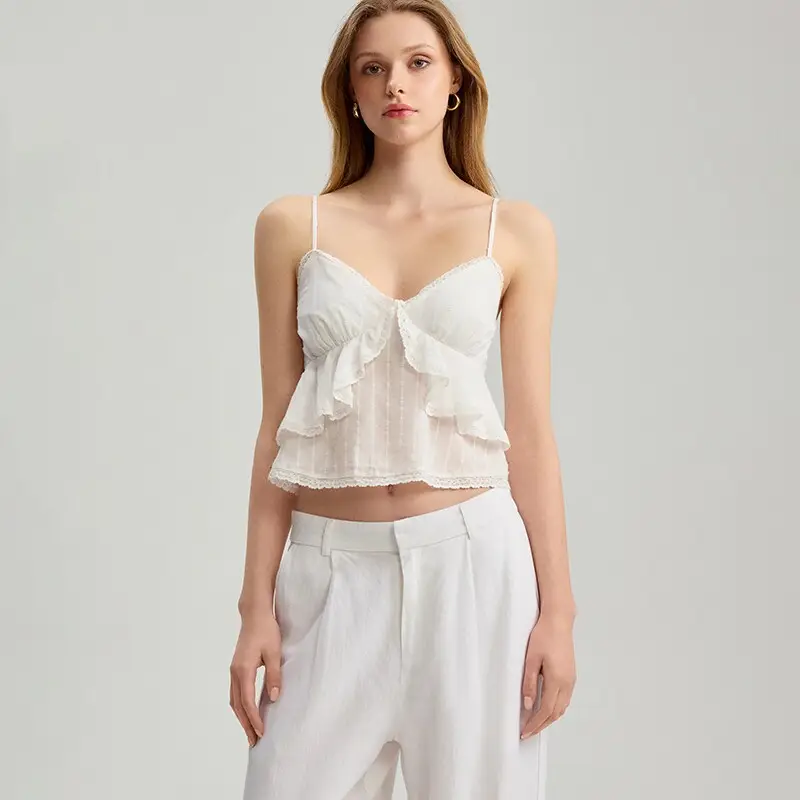 Top con spalline sottili