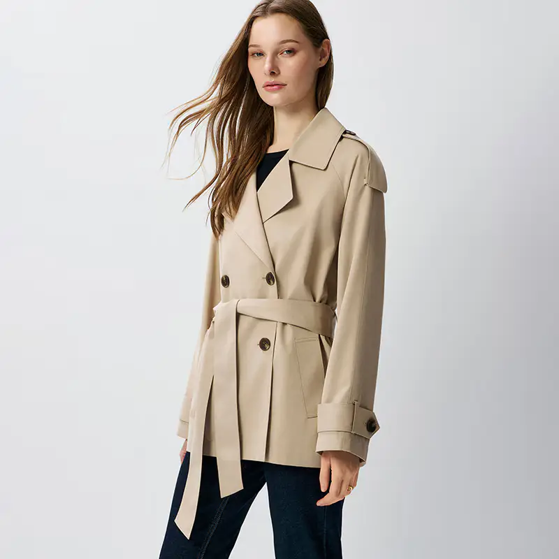 Trench a doppio petto