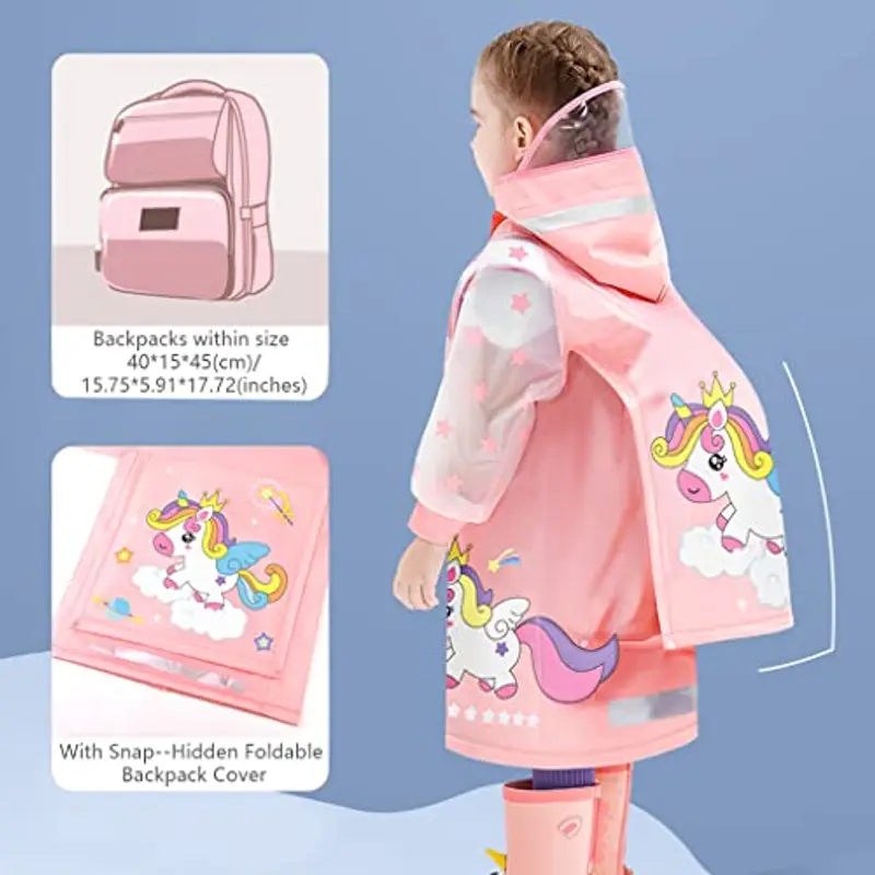 Hovkib Impermeabili Bambino Rosa 2162645 miniatura 3