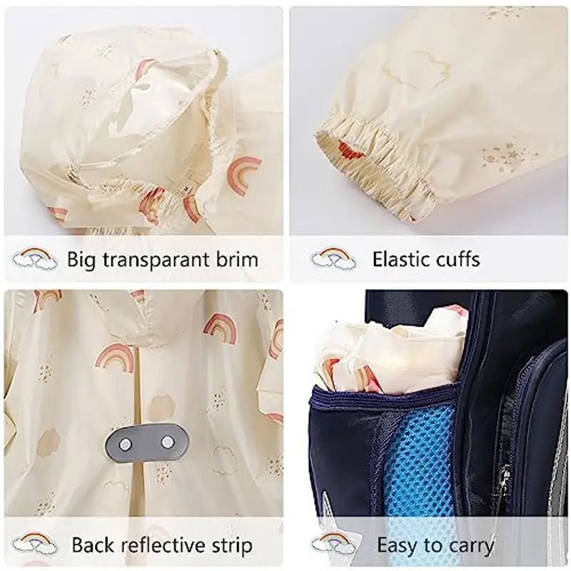 Hovkib Impermeabili Bambino Rosa 2192552 miniatura 3