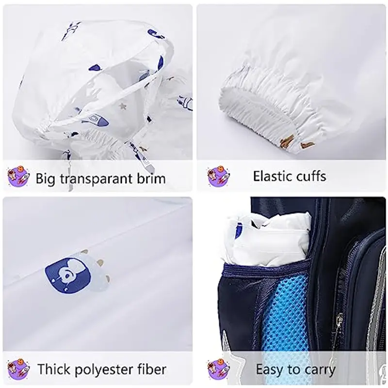 Hovkib Impermeabili Bambino Bianco 2094159 miniatura 3