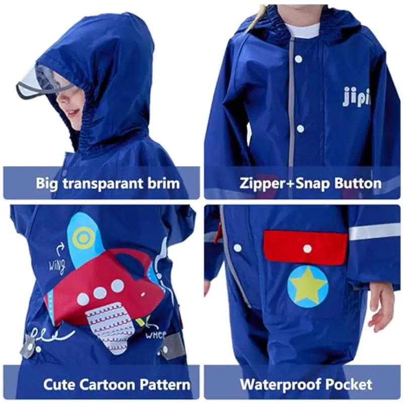 Hovkib Impermeabili Bambina Rosa 2321153 miniatura 2