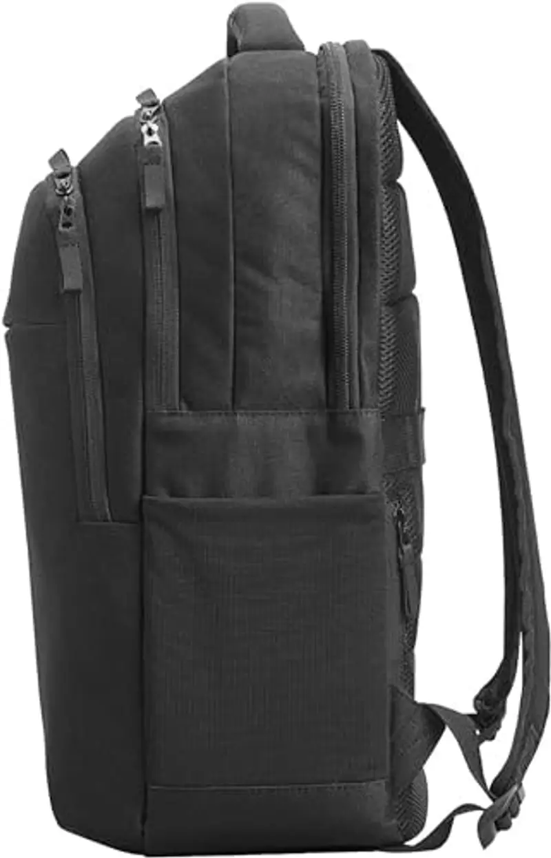HP Professional, Zaino per Laptop fino a 17, 3 Pollici, Tasche Interne per Accessori, Tasca Esterna Portabottiglie, Cerniera Rinforzata, Realizzato con materiali resistenti all'acqua, Nero miniatura 2