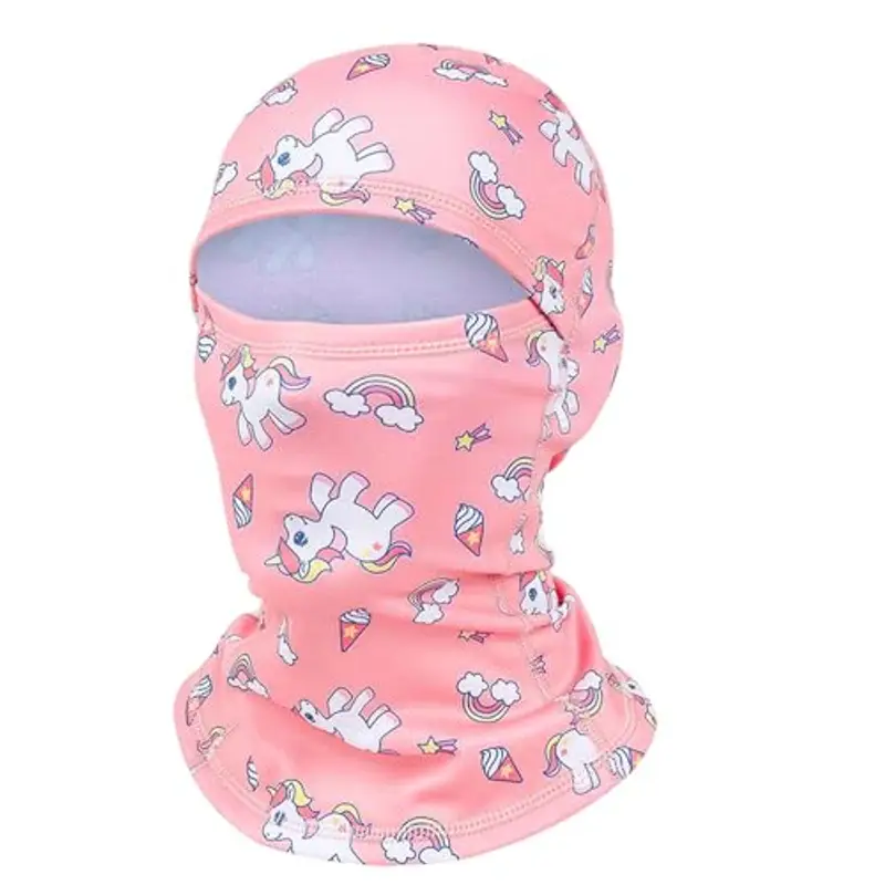 Hpbaggy Maschera Invernale per Bambini,Antivento Mask da Sci Cappello per Ragazzi Ragazze,Passamontagna da Sci per