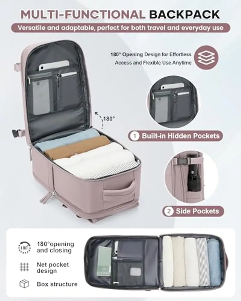 HPLQQ Zaino da viaggio Uomo Rosa 1919382 miniatura 3