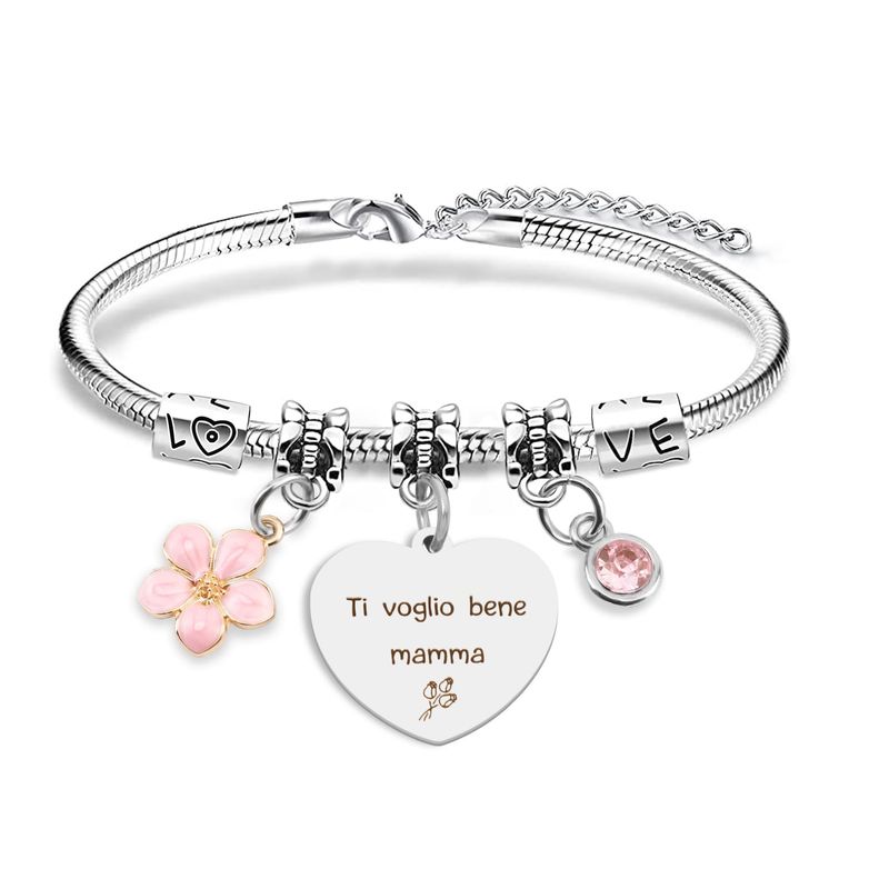 HROANC Bracciale Regalo Mamma Compleanno Natale