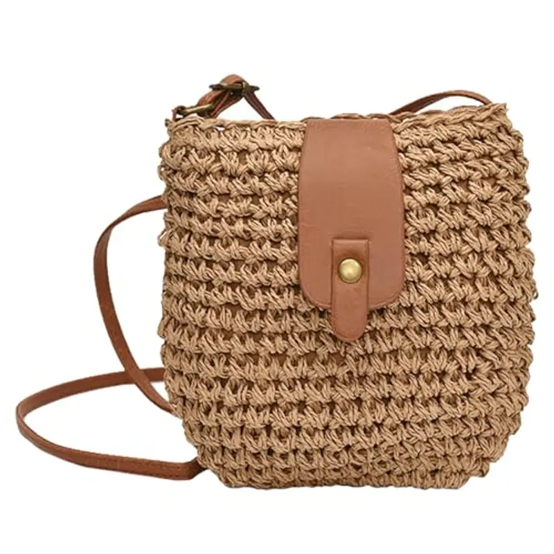 HTTDSLF Borsa a tracolla Donna Marrone 1604096 miniatura 2