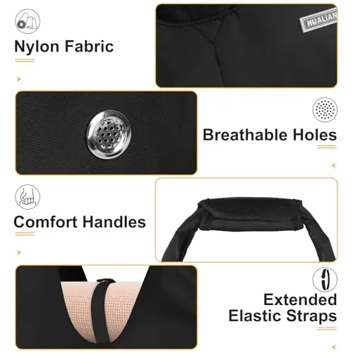 HUALIANG Borsone da viaggio Donna Nero 2516785 miniatura 3