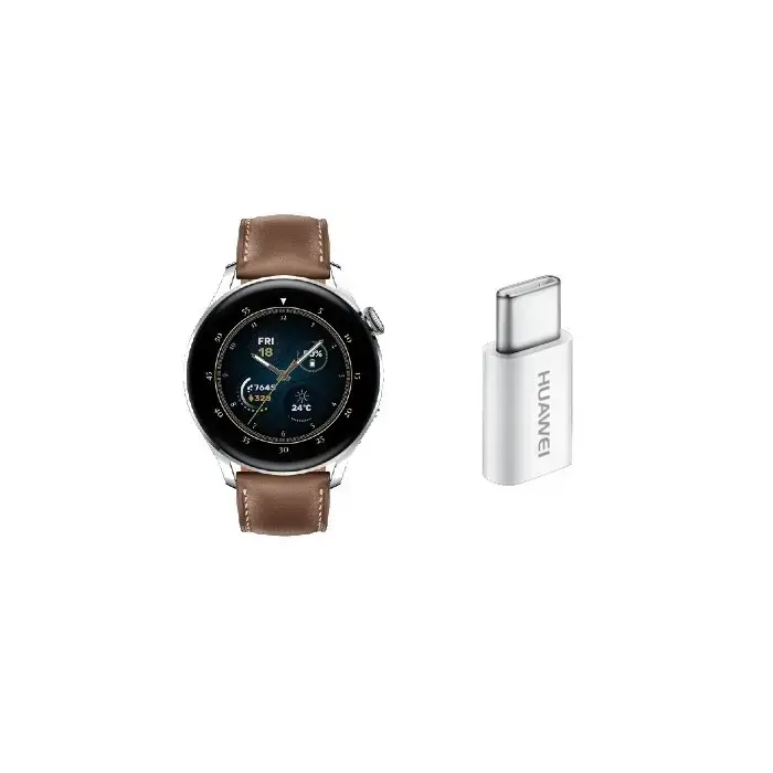 Smartwatch con adattatore 5v2a di tipo c Huawei Watch 3 Classic