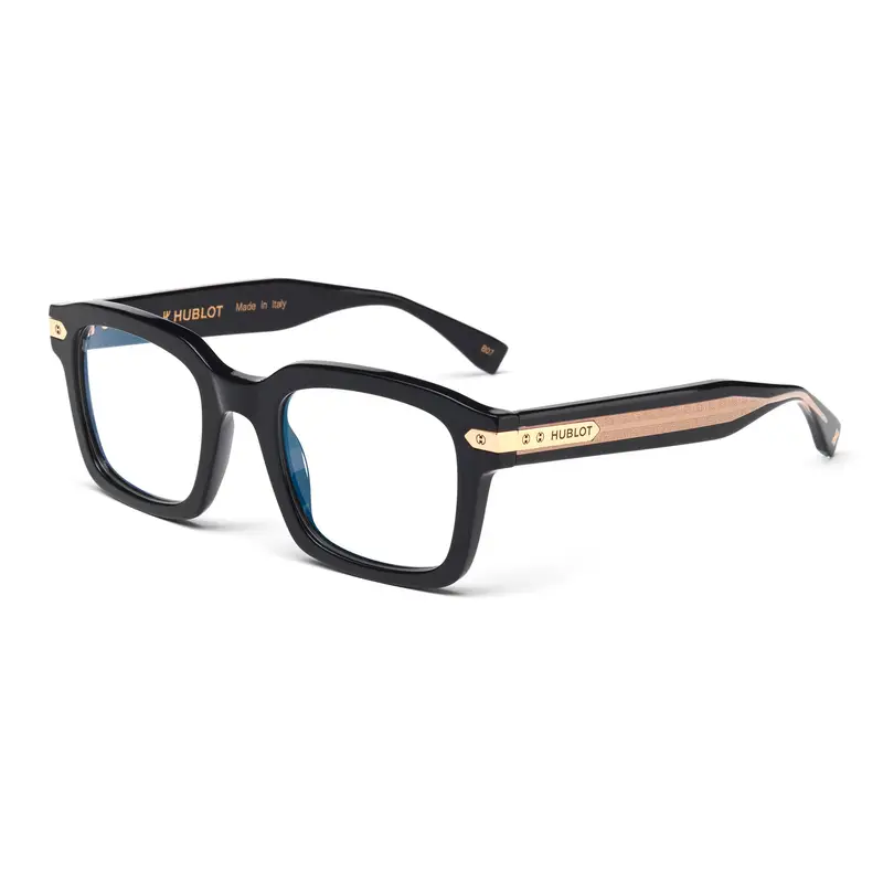 HUBLOT Unisex H047O 009.120 Montature da vista Acetato Nero  Squadrata