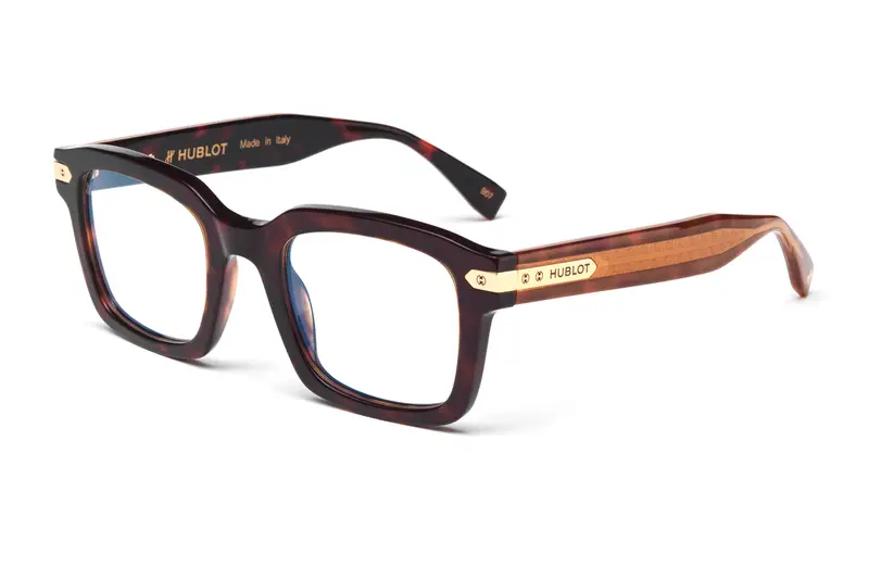 HUBLOT Unisex H047O 092.120 Montature da vista Acetato Havana  Squadrata