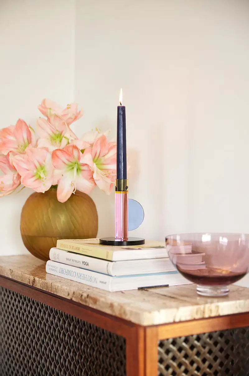 candeliere decorativo Rosa miniatura 2