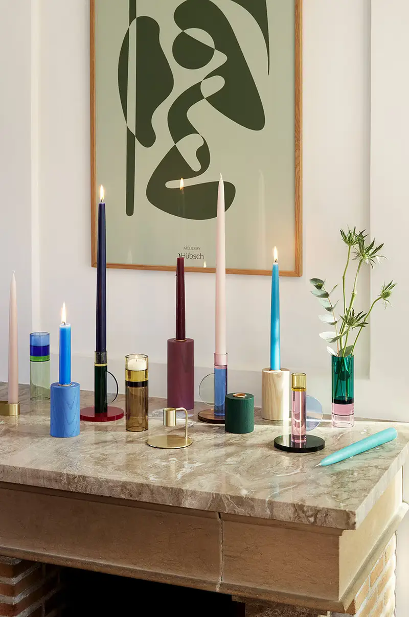 candeliere decorativo Rosa miniatura 3