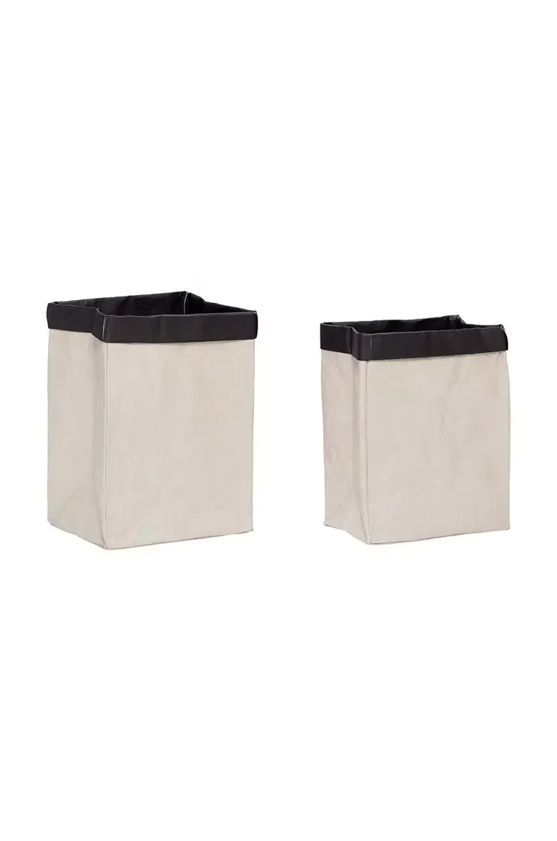 cestino portaoggetti Landromat pacco da 2 Beige