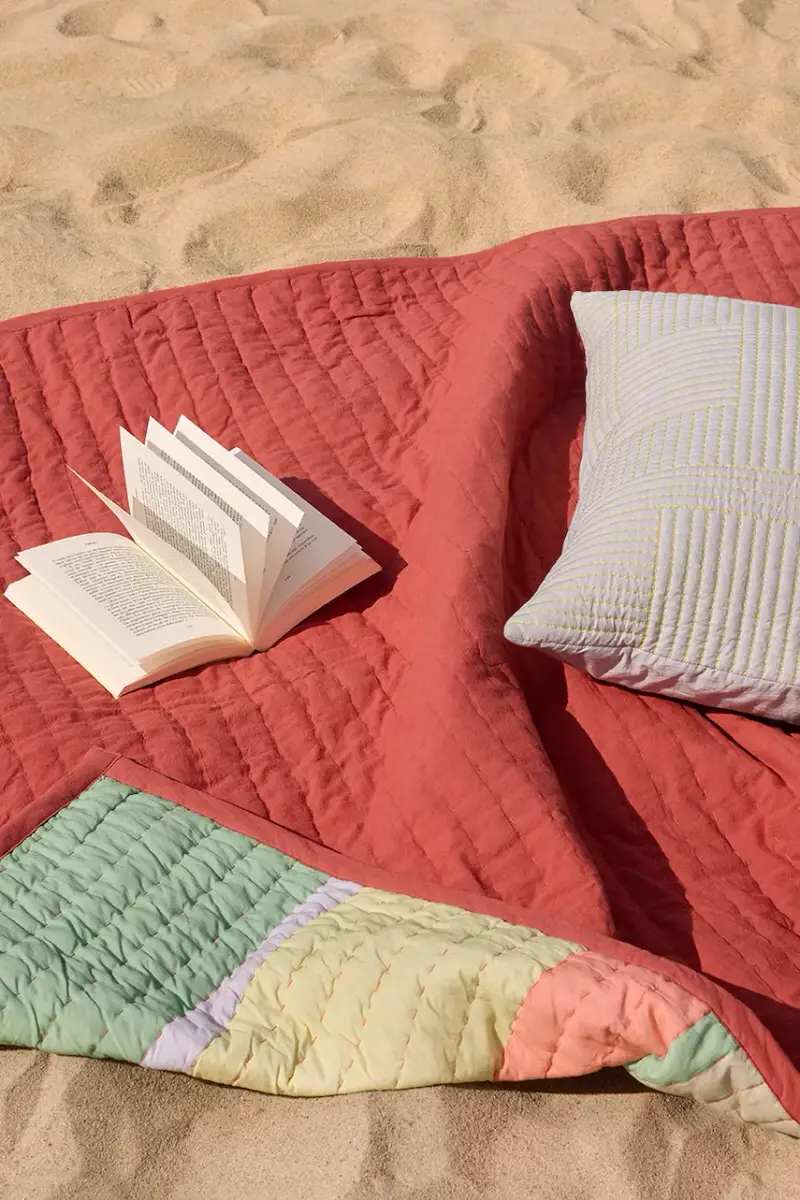 coperta di cotone Pavilion 140 x 200 cm Multicolore miniatura 4