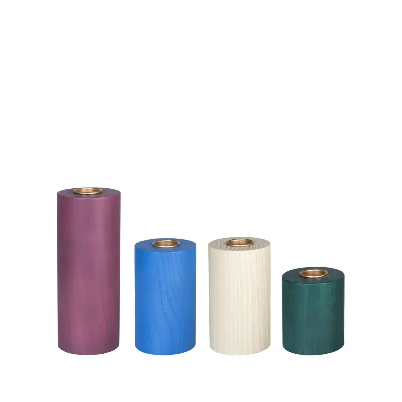 Portacandele Hubsch Interior Crayon (x4)