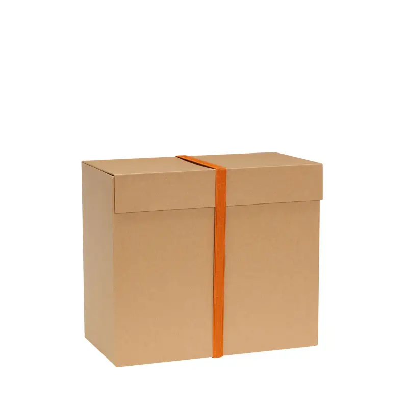 Raccoglitori e scatole naturali Hubsch Interior Elo (x3)