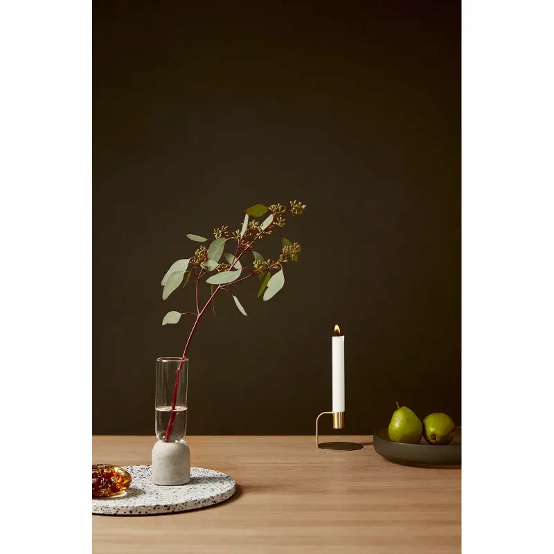 Vassoi in vetro smerigliato Hubsch Interior Bow (x2)