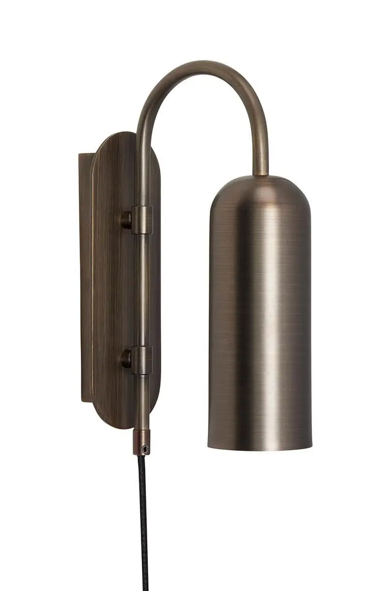 lampada da parete Zenith Marrone