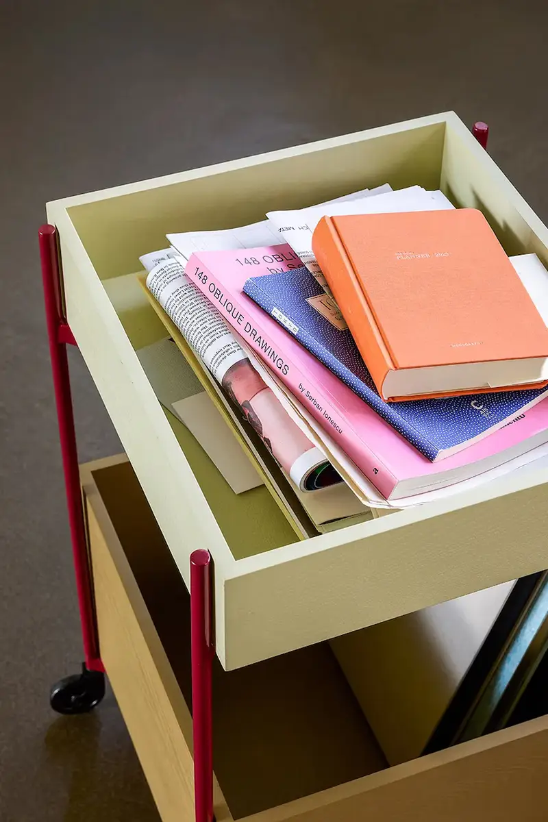 mobili con ruote Fresh Trolley 42 x 41 x 67 cm Multicolore miniatura 4