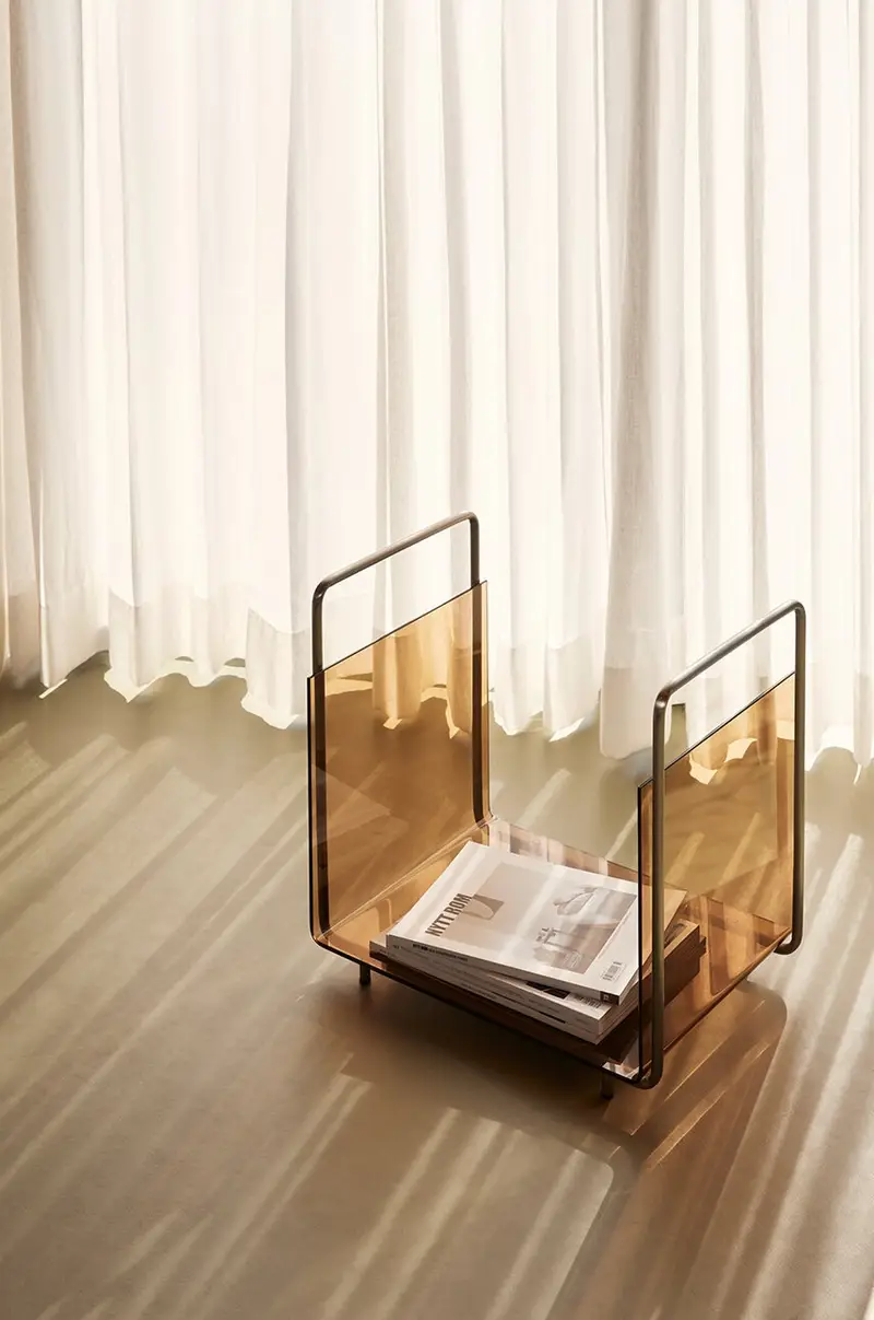 porta giornali Echo Marrone miniatura 3