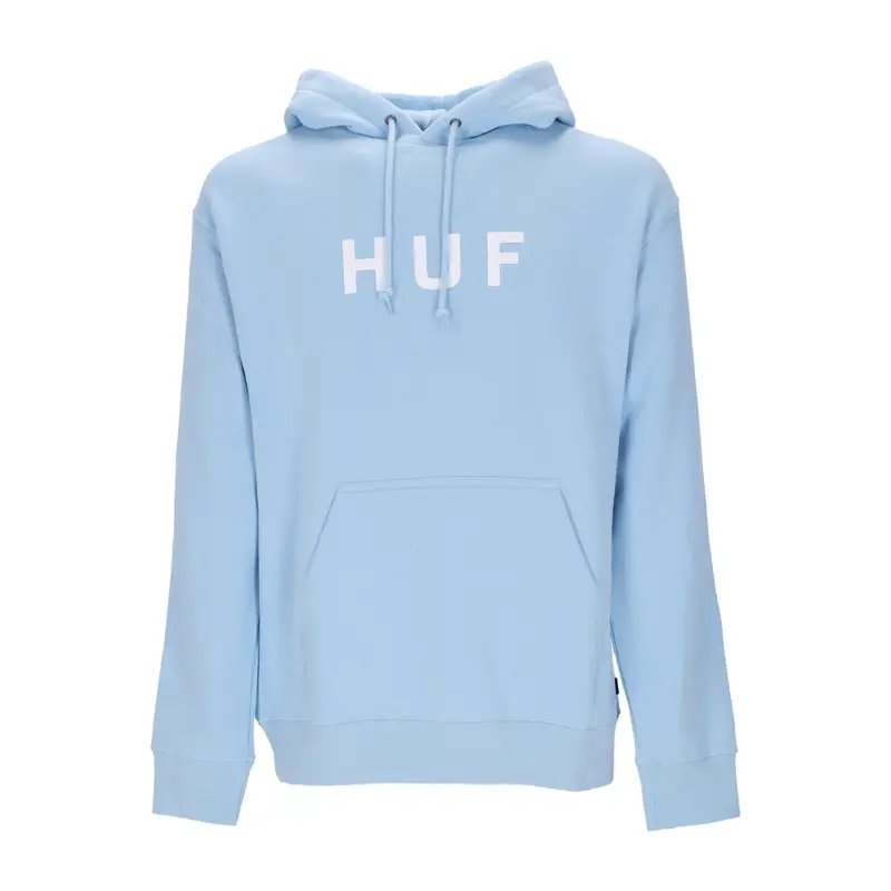 Felpa Cappuccio Uomo Essentials Og Logo P/o Hoodie Light Blue