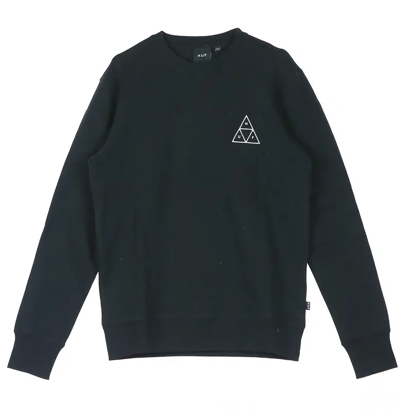 Felpa Girocollo Uomo Essentials Tt Crew Black