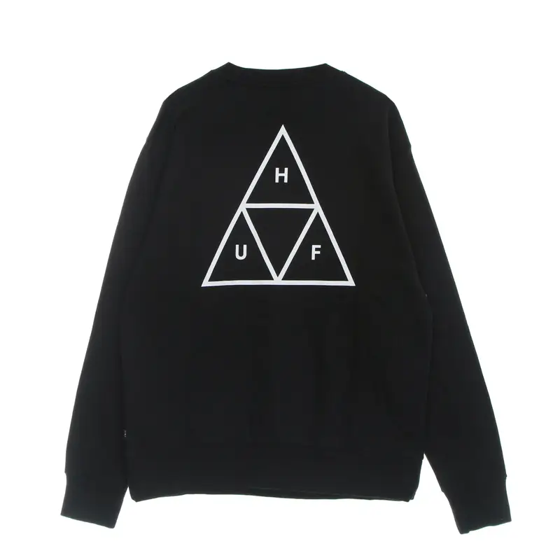 Felpa Girocollo Uomo Essentials Tt Crew Black