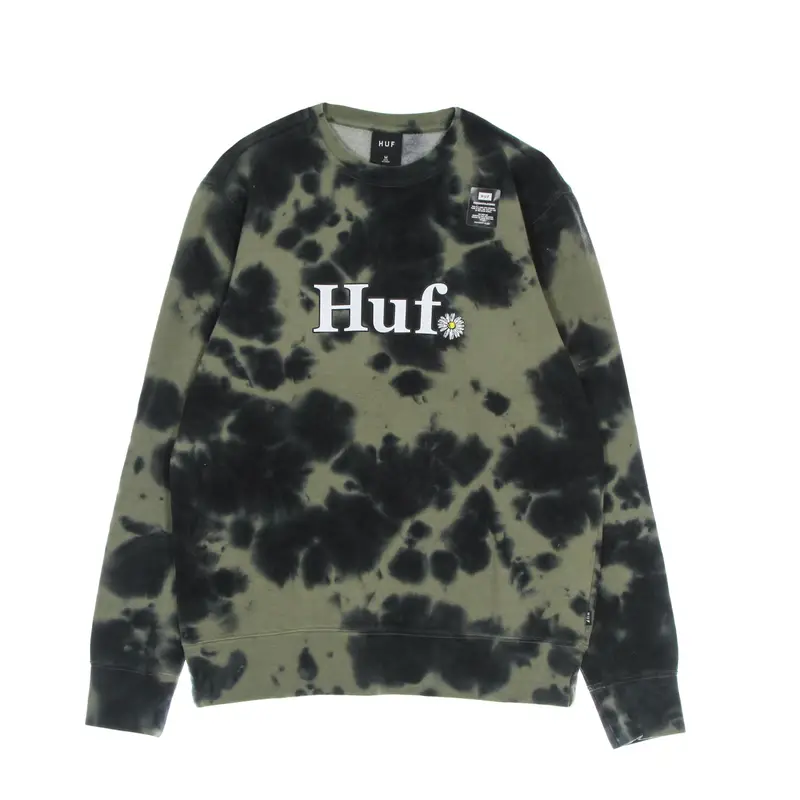 Felpa Girocollo Uomo In Bloom Crew Olive