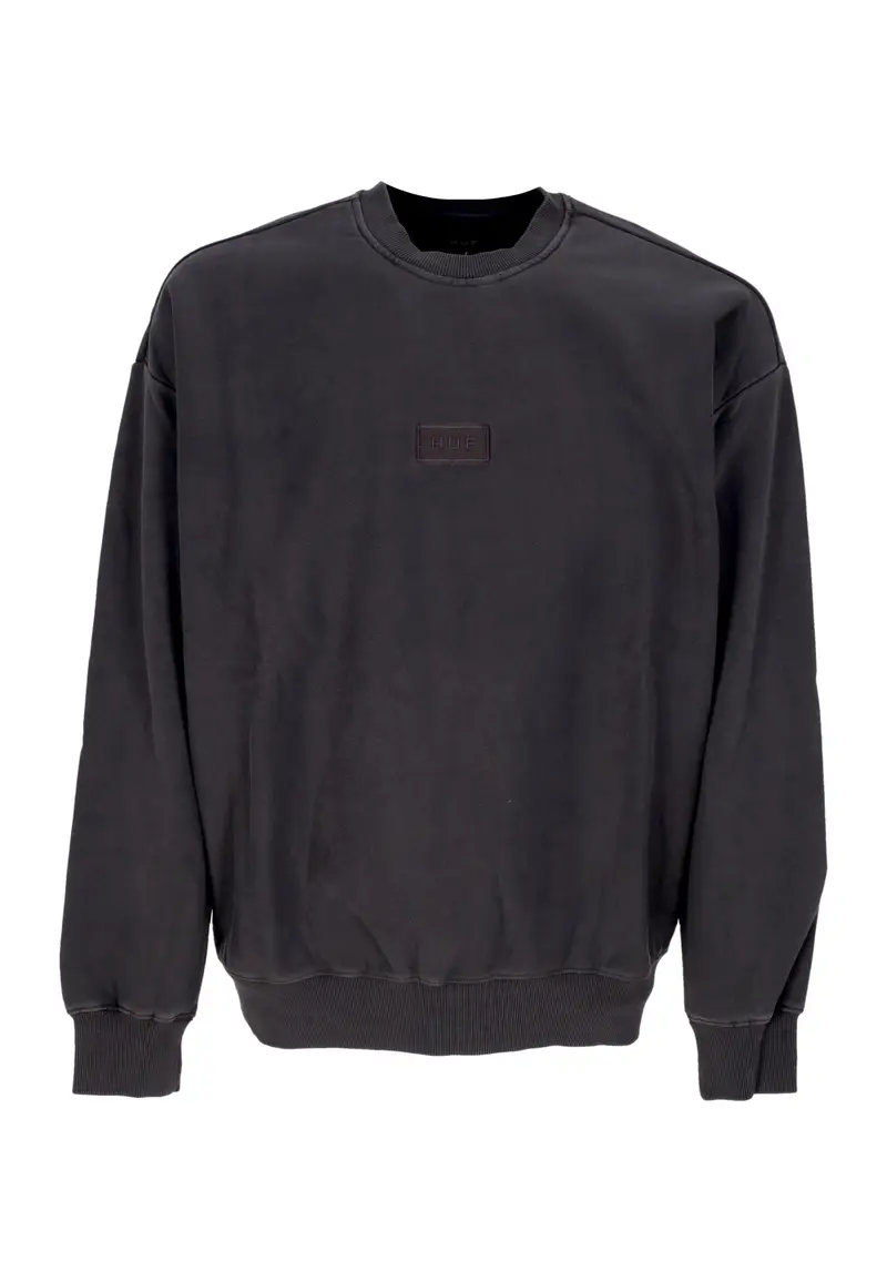 Felpa Girocollo Uomo Mason Crewneck Fleece Washed Black