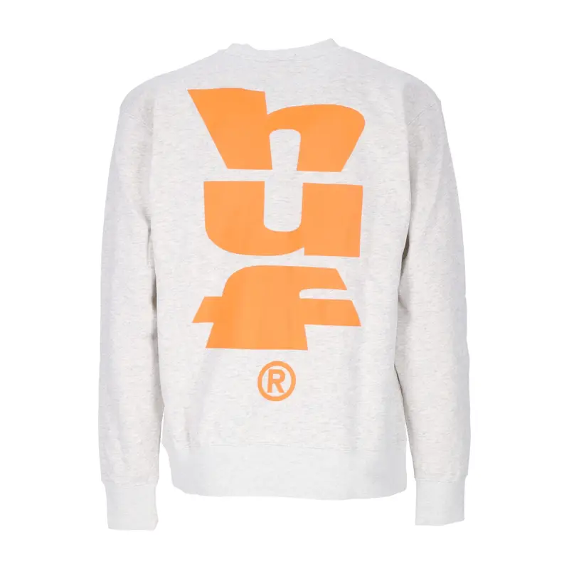 Felpa Girocollo Uomo Megablast Crewneck Athletic Heather