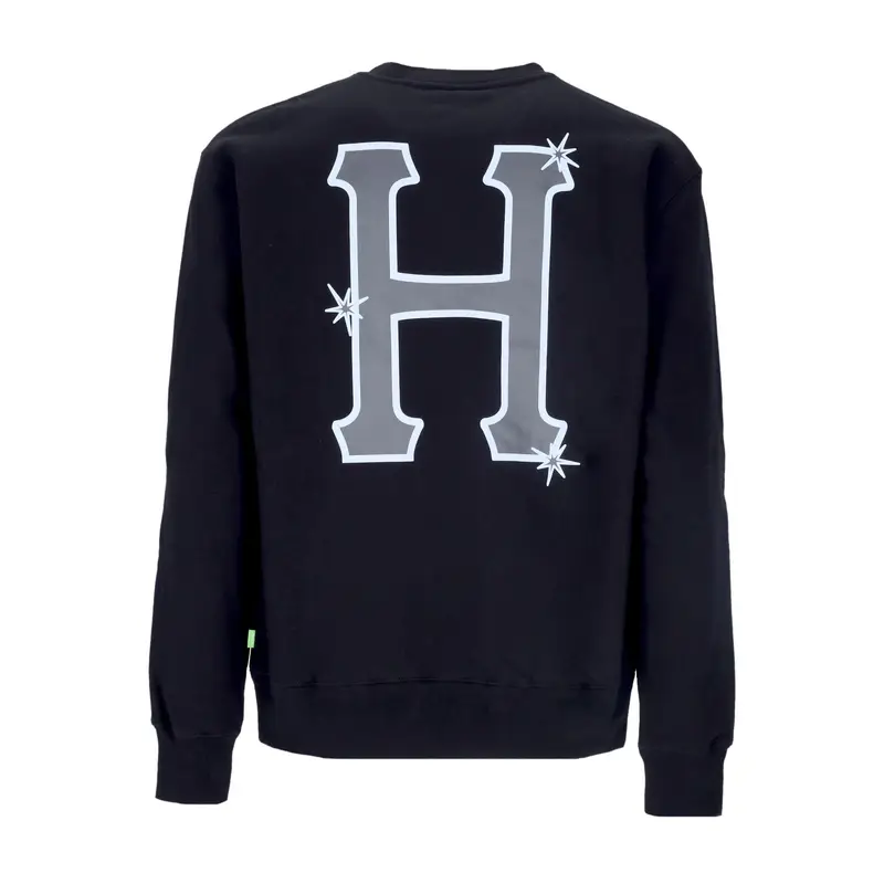 Felpa Girocollo Uomo Sideline Crewneck Black