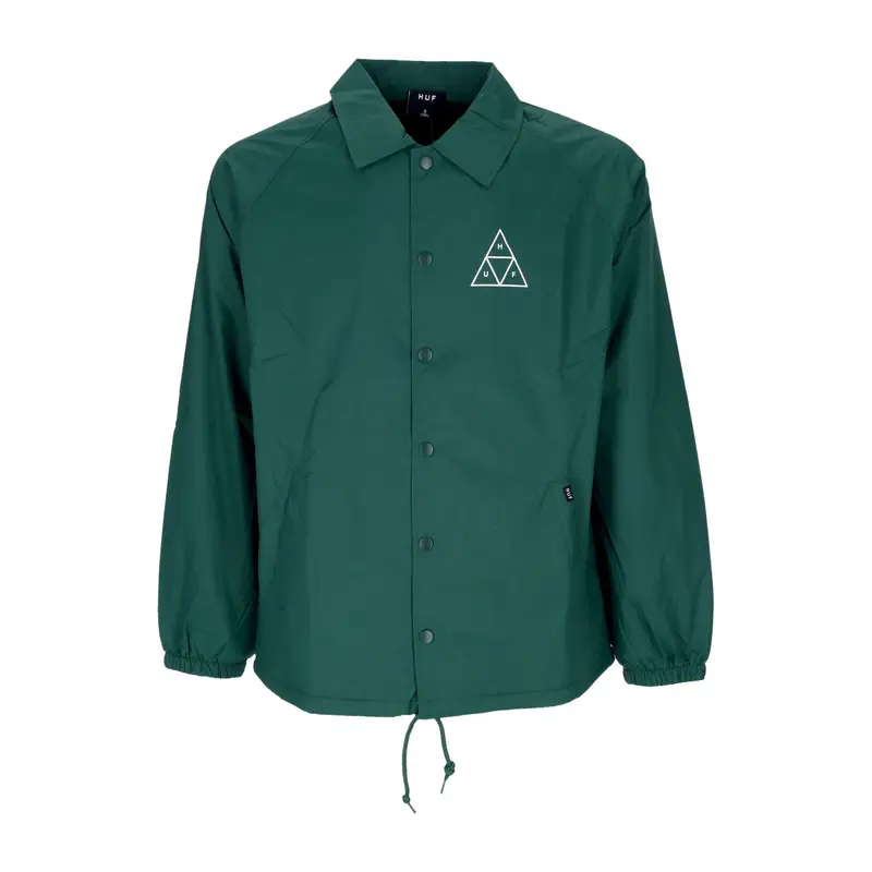 Giacca Coach Jacket Uomo Essentials Coaches Jacket Forest Green