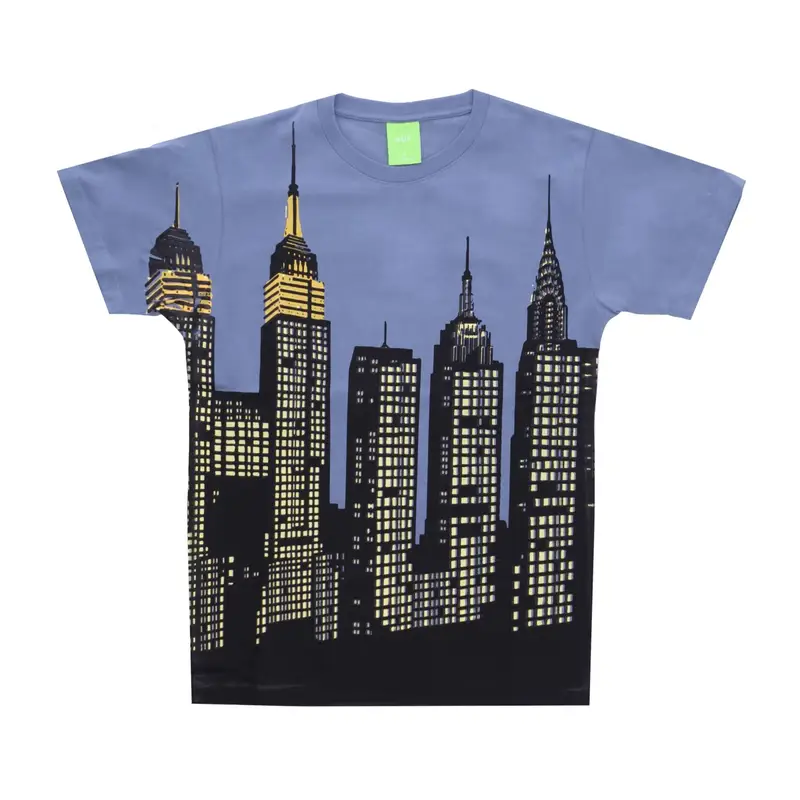 Maglietta Uomo Skylined Tee Blue