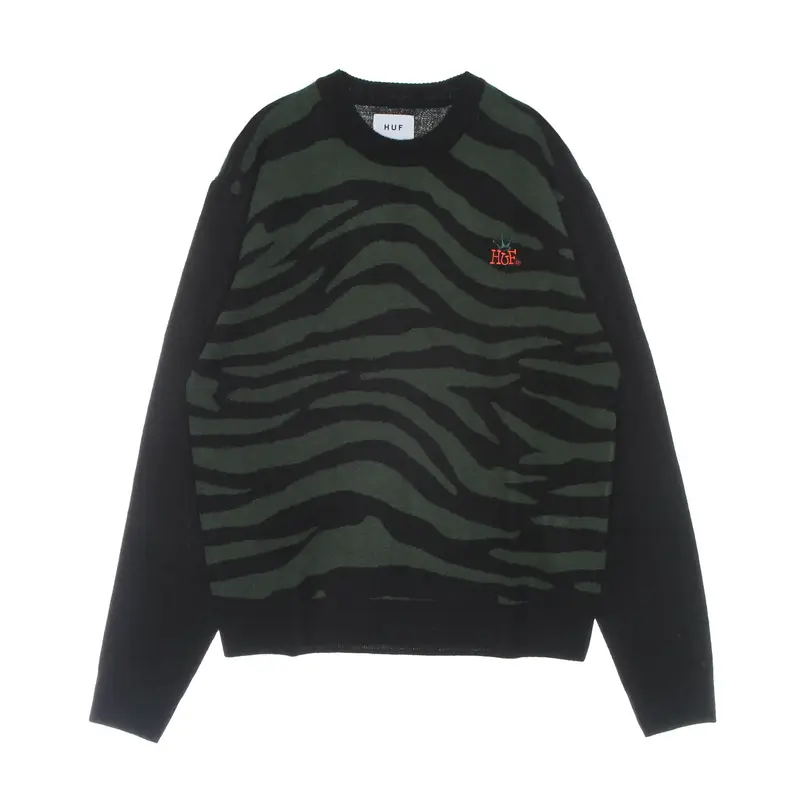 Maglione Donna Huf Crown Sweater Black